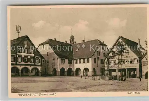 AK / Ansichtskarte Freudenstadt Rathaus Kat. Freudenstadt