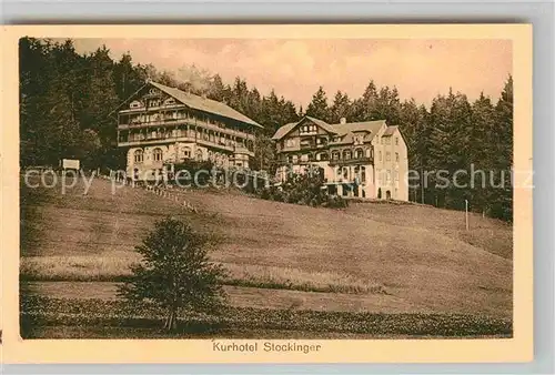 AK / Ansichtskarte Freudenstadt Wald Kurhotel Stookinger Kat. Freudenstadt