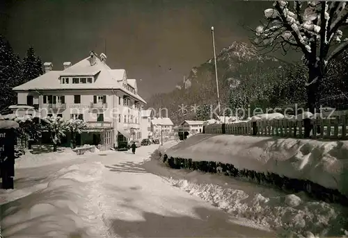 AK / Ansichtskarte Hohenschwangau Gaststaette Hotel Mueller Kat. Schwangau