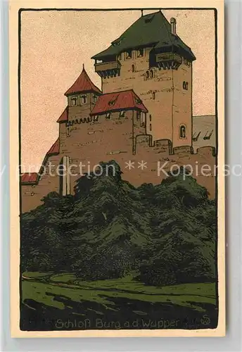 AK / Ansichtskarte Burg Wupper Schloss Kat. Solingen
