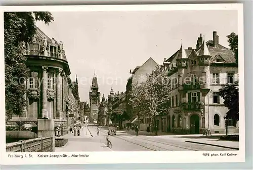 AK / Ansichtskarte Freiburg Breisgau Kaiser Joseph Strasse Martinstor  Kat. Freiburg im Breisgau