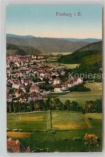 AK / Ansichtskarte Freiburg Breisgau Teilansicht  Kat. Freiburg im Breisgau