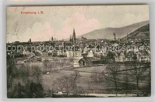 AK / Ansichtskarte Freiburg Breisgau Panorama  Kat. Freiburg im Breisgau