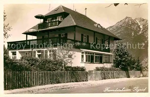 AK / Ansichtskarte Garmisch Partenkirchen Fremdenheim Sigrid  Kat. Garmisch Partenkirchen