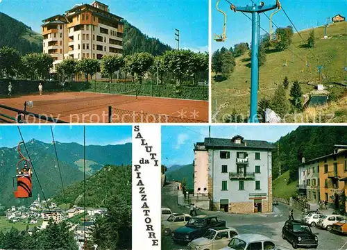 AK / Ansichtskarte Piazzatorre Hotel Tennisplatz Bergbahn Dorfpartie