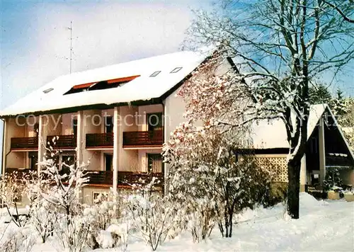 AK / Ansichtskarte Bad Duerrheim Kurhotel Waldeck im Winter Kat. Bad Duerrheim