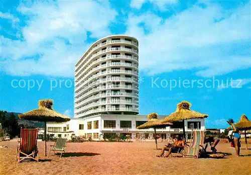 AK / Ansichtskarte Torremolinos Hotel Continental Strand Kat. Malaga Costa del Sol