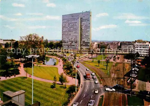 AK / Ansichtskarte Duesseldorf Schadowplatz Hochhaus Kat. Duesseldorf