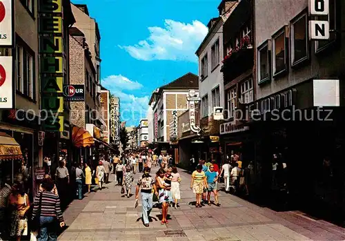 AK / Ansichtskarte Krefeld Hochstrasse Fussgaengerzone Kat. Krefeld