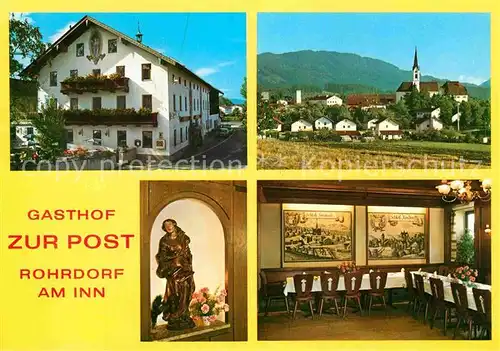 AK / Ansichtskarte Rohrdorf Inn Gasthof zur Post Kat. Rohrdorf