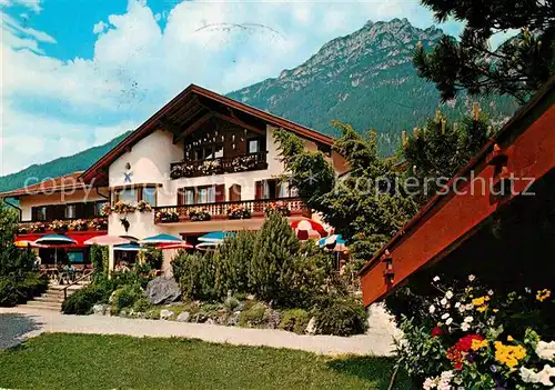 AK / Ansichtskarte Garmisch Partenkirchen Hotel Almhuette Kat. Garmisch Partenkirchen