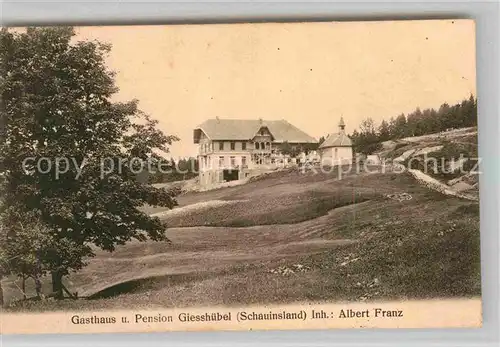 AK / Ansichtskarte Schauinsland Gasthaus Giesshuegel Kat. Oberried