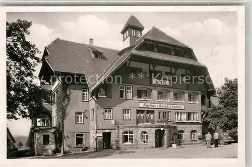 AK / Ansichtskarte Lamm Kniebis Kurhaus Hotel Kat. Freudenstadt