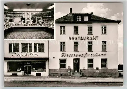 AK / Ansichtskarte Giessen Lahn Brauhaus Senkler Metzgerei  Kat. Giessen