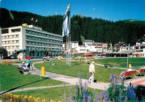 AK / Ansichtskarte Arosa GR Parkanlagen Obersee Kat. Arosa