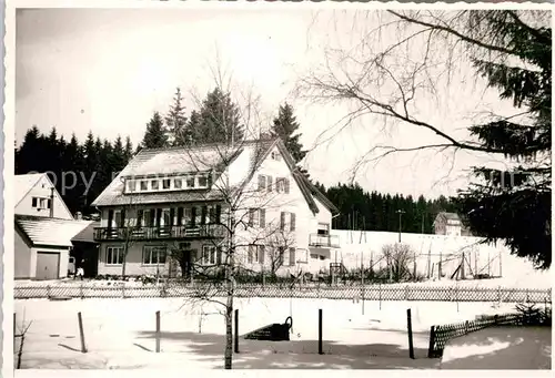 AK / Ansichtskarte Kniebis Freudenstadt Hotel Zuflucht Winter Kat. Freudenstadt