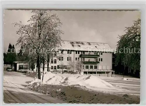 AK / Ansichtskarte Kniebis Freudenstadt Hotel Zuflucht Winter Kat. Freudenstadt