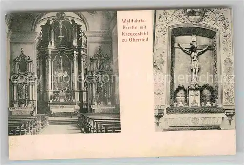 AK / Ansichtskarte Oberried Breisgau Wallfahrtskirche mit Kreuzesbild Kat. Oberried