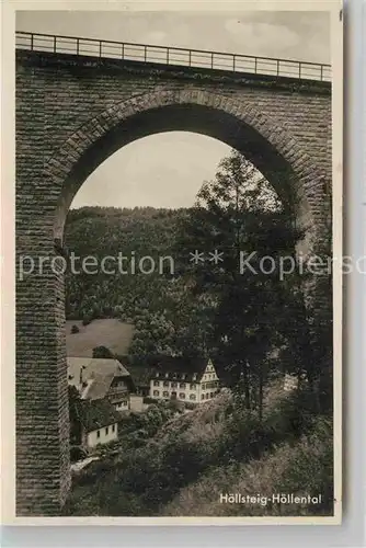 AK / Ansichtskarte Hoellsteig Blick durch Ravenna Viadukt Kat. Hinterzarten
