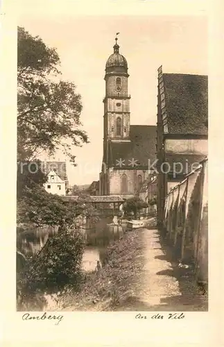 AK / Ansichtskarte Amberg Oberpfalz Vils Kirche Kat. Amberg