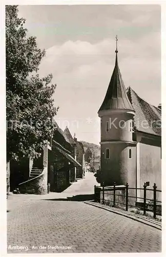 AK / Ansichtskarte Amberg Oberpfalz Stadtmauer Kat. Amberg