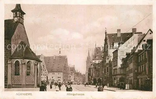 AK / Ansichtskarte Nuernberg Koenigstrasse Kat. Nuernberg