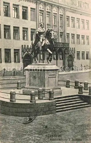 AK / Ansichtskarte Nuernberg Kaiser Wilhelm I Denkmal Kat. Nuernberg