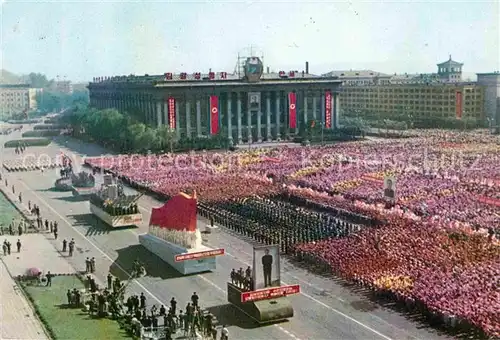 AK / Ansichtskarte Pyongyang Parade Kat. Nordkorea