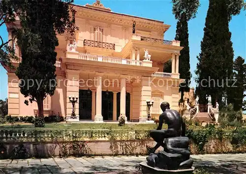 AK / Ansichtskarte Corfu Korfu Achilleon Palast Statue Kat. Griechenland