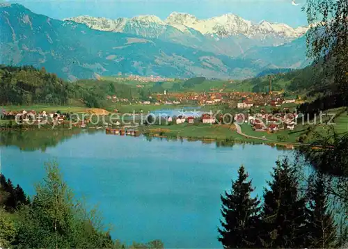 AK / Ansichtskarte Buehl Alpsee Grosser und kleiner Alpsee Allgaeuer Alpen Kat. Immenstadt i.Allgaeu