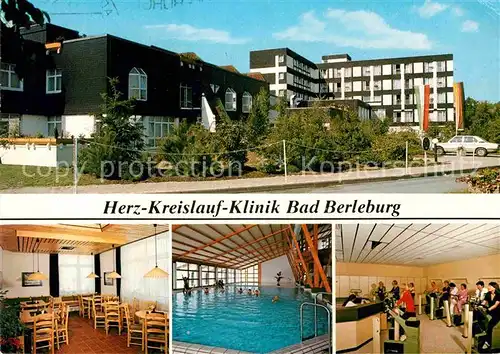 AK / Ansichtskarte Bad Berleburg Herz Kreislauf Klinik Hallenbad Fitness Kat. Bad Berleburg