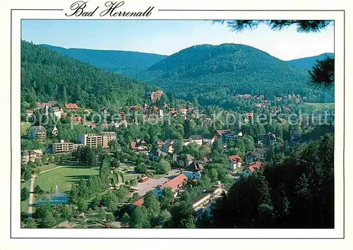 AK / Ansichtskarte Bad Herrenalb Panorama Blick vom Falkenfelsen Kurort im Schwarzwald Kat. Bad Herrenalb