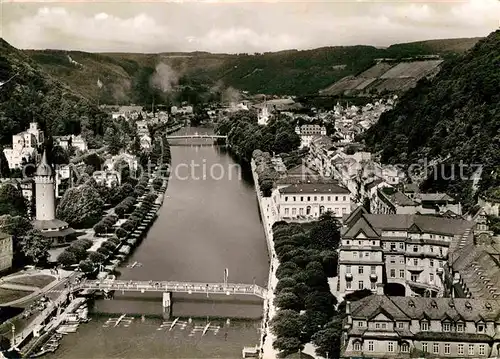 AK / Ansichtskarte Bad Ems Panorama Blick lahnabwaerts Kat. Bad Ems