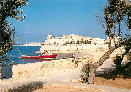 AK / Ansichtskarte Malta Fort St Angelo Festung Hafeneinfahrt Kat. Malta