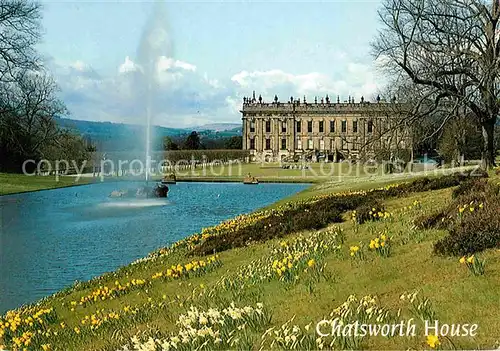 AK / Ansichtskarte Bakewell Derbyshire Dales Chatsworth House Landschloss Kat. Derbyshire Dales