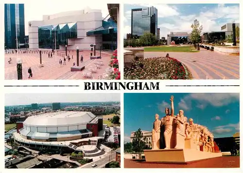 AK / Ansichtskarte Birmingham International Convention Centre Centenary Square National Indoor Arena Forward Monument Kat. Birmingham