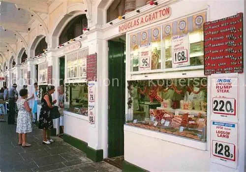 AK / Ansichtskarte Barnstaple Butchers Row Kat. Barnstaple