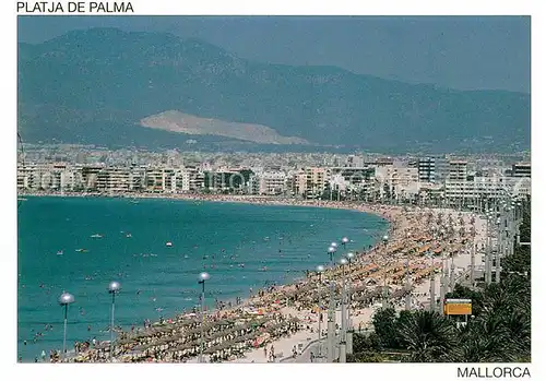 AK / Ansichtskarte Platja de Palma Panorama Strand Hotels Berge