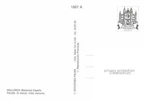 AK / Ansichtskarte El Arenal Mallorca Vista nocturna Kat. S Arenal