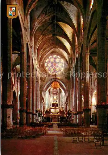 AK / Ansichtskarte Palma de Mallorca Interior de la Catedral Kathedrale Innenansicht Kat. Palma de Mallorca