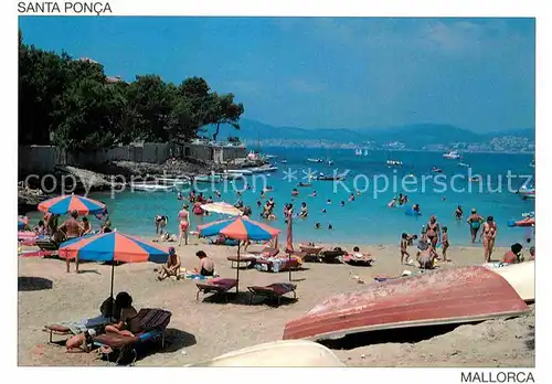 AK / Ansichtskarte Santa Ponca Mallorca Islas Baleares Strand