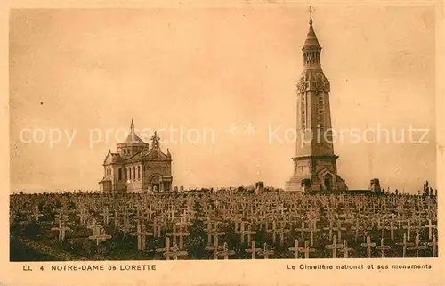 AK / Ansichtskarte Paris Notre Dame de Lorette Cimetiere national et ses monuments Kat. Paris