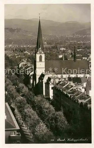 AK / Ansichtskarte Basel BS Heiliggeistkirche Kat. Basel