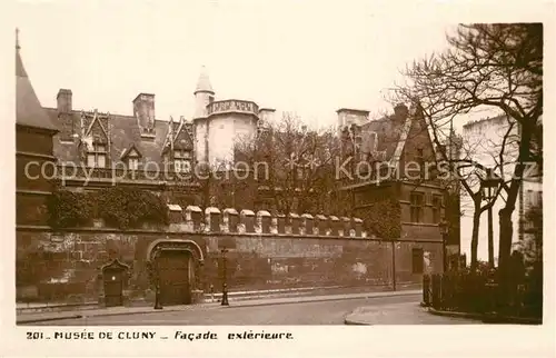 AK / Ansichtskarte Paris Musee de Cluny facade exterieure Kat. Paris