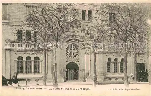 AK / Ansichtskarte Paris Eglise reformee de Port Royal Collection Les Eglises de Paris Kat. Paris