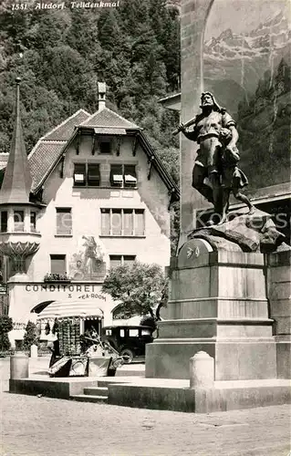 AK / Ansichtskarte Altdorf UR Telldenkmal Statue Kat. Altdorf UR