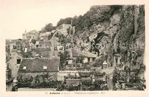 AK / Ansichtskarte Amboise Habitations troglodytes Kat. Amboise