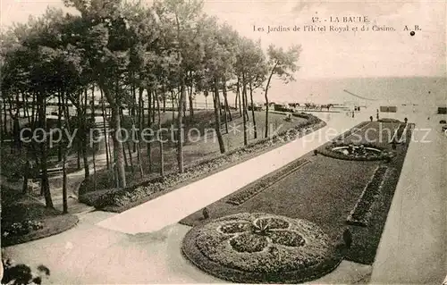 AK / Ansichtskarte La Baule sur Mer Les Jardins de l Hotel Royal et du Casino Kat. La Baule Escoublac