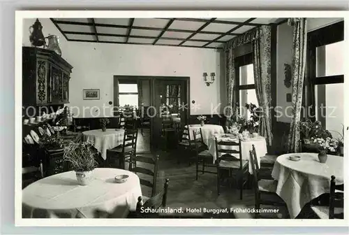 AK / Ansichtskarte Schauinsland Hotel Burggraf Fruehstuecksraum Kat. Oberried