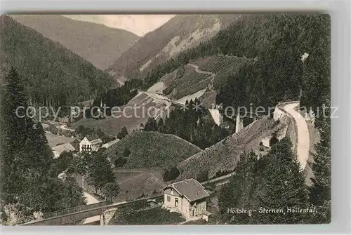 AK / Ansichtskarte Hoellsteig Gasthaus zum Sternen Ravennabruecke Kat. Hinterzarten